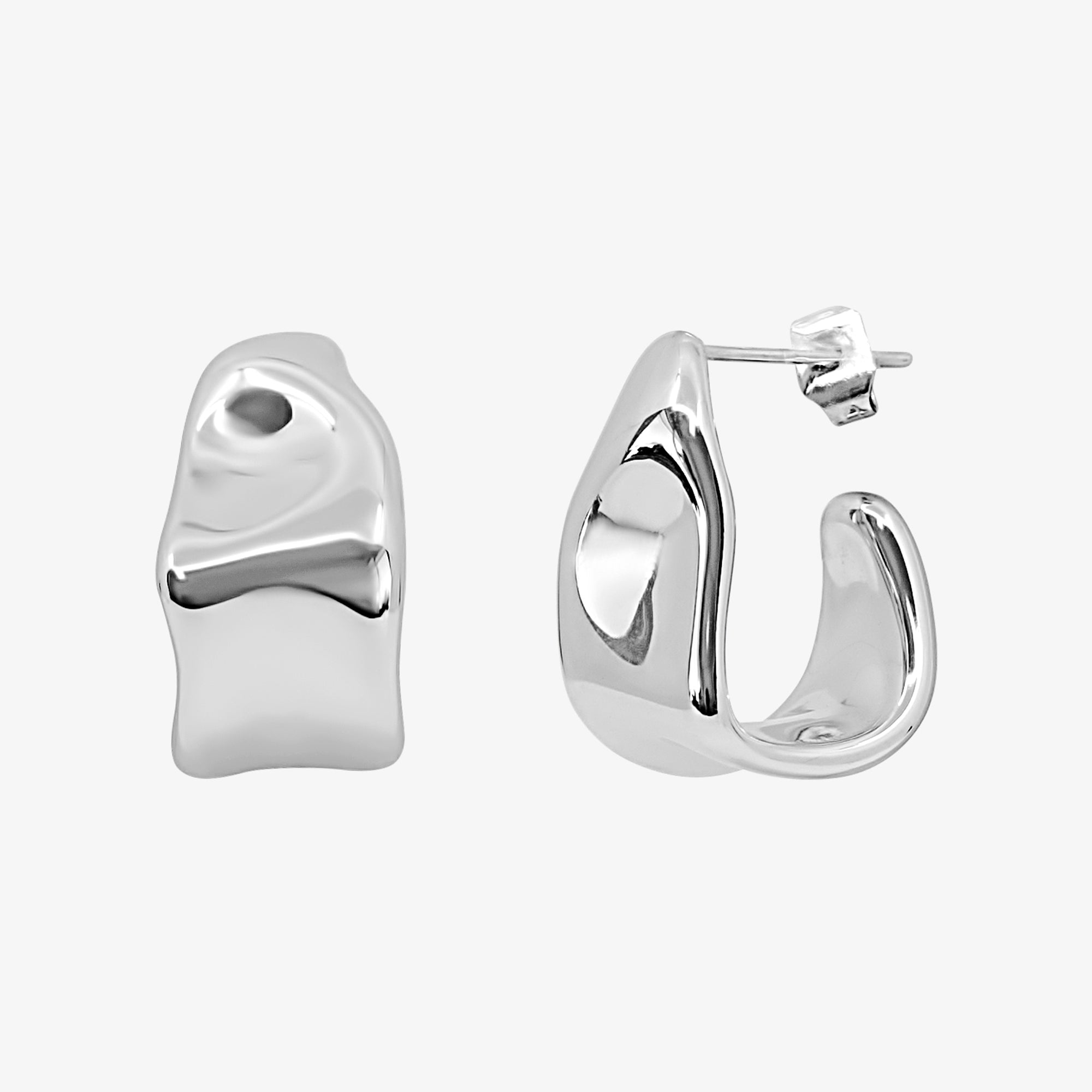 Liquid Dreams Hoop Earrings - Vantage Jewelry