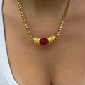 Radiant Rouge Necklace - Vantage Jewelry