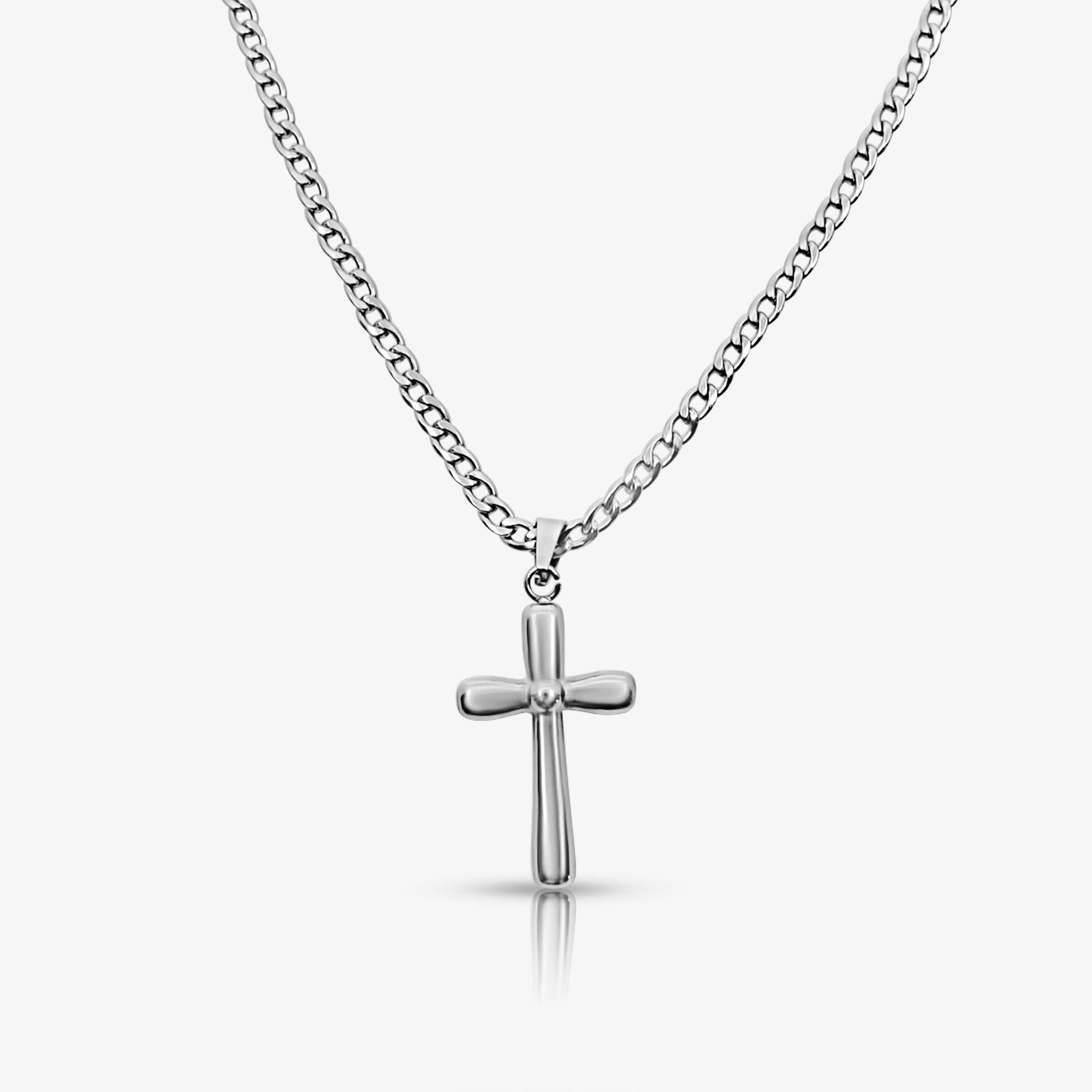 Pure and Simple Cross Necklace - Vantage Jewelry
