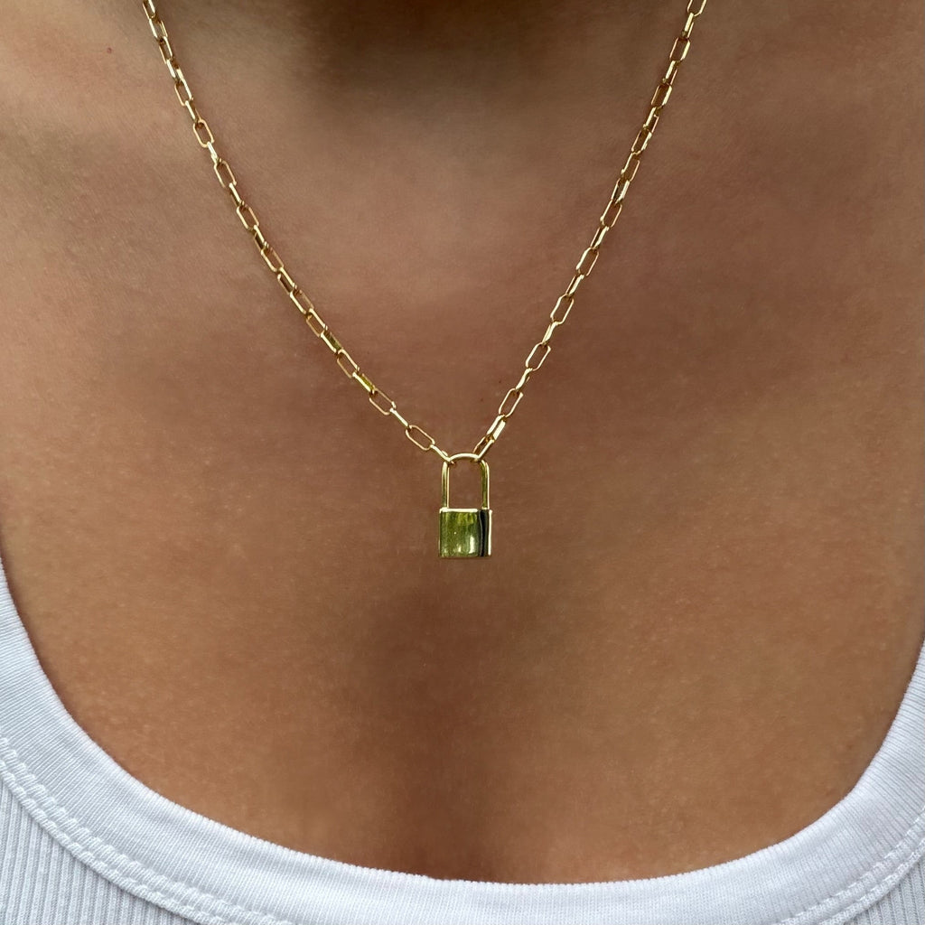 Keep Me Lock Necklace - Vantage Jewelry