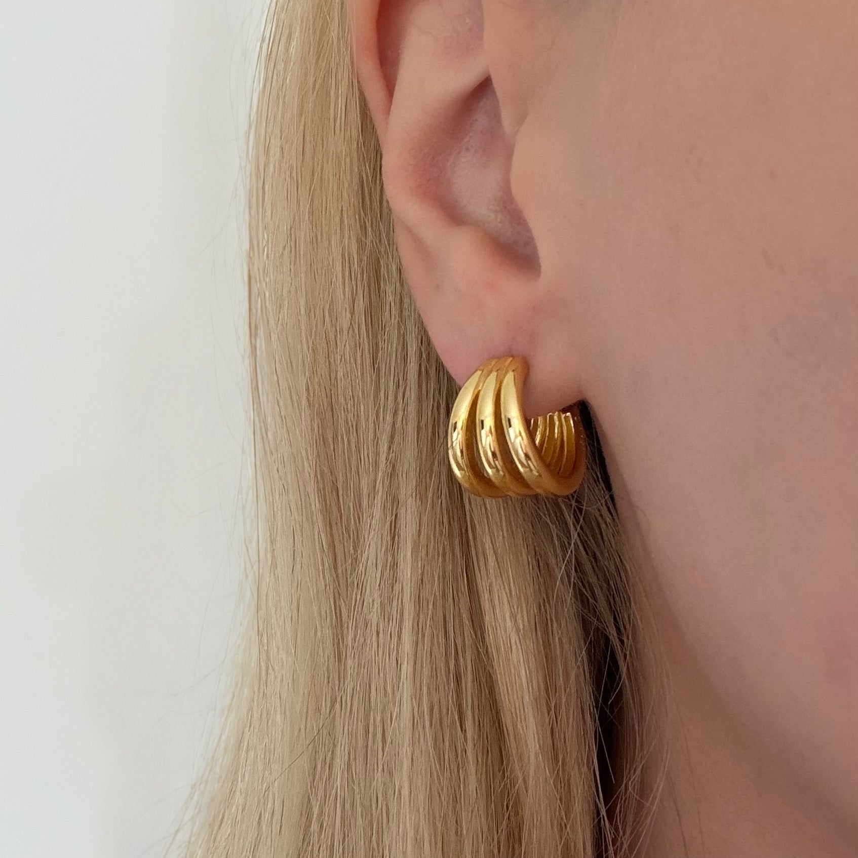 Triple Threat Earrings - Vantage Jewelry