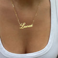 Custom/Personalized Nameplate Cable Necklace - Vantage Jewelry