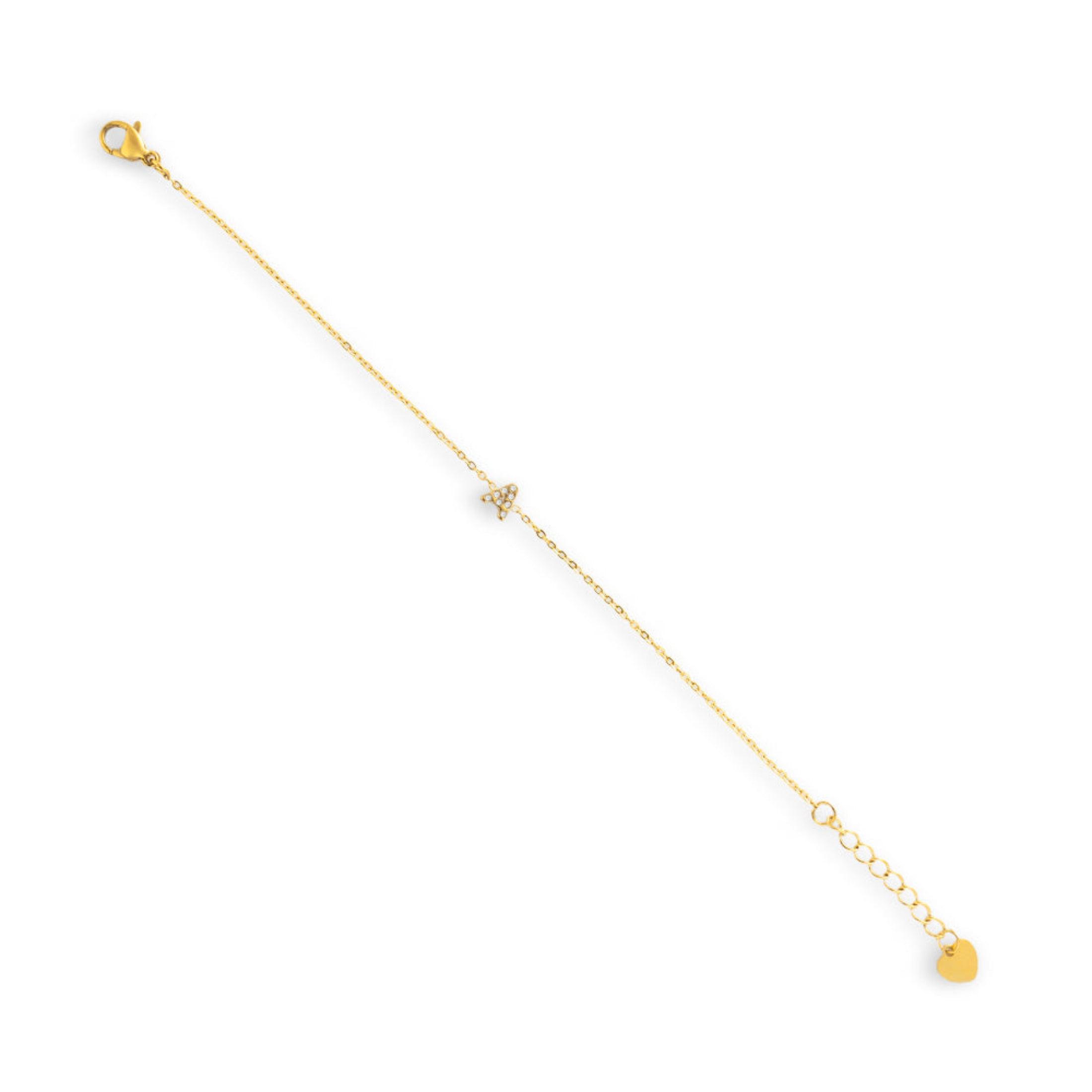 Initial A Crystal Bracelet - Vantage Jewelry