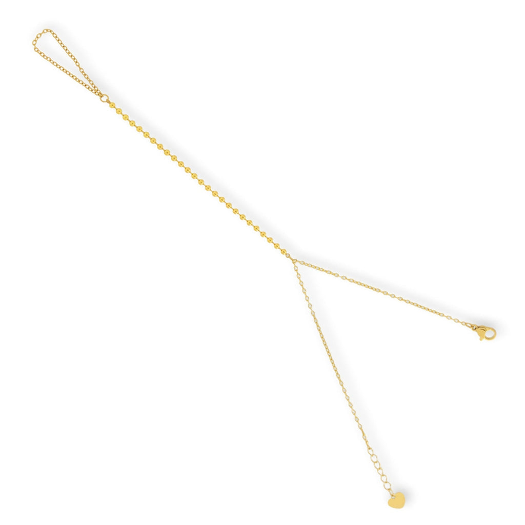 Delicate Ball Chain Hand Bracelet - Vantage Jewelry