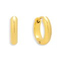 Smooth Curve Hoop Earrings - Vantage Jewelry