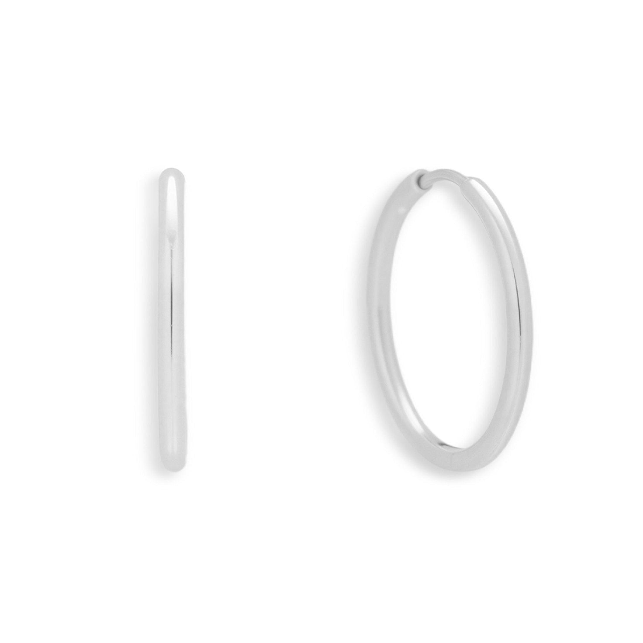 Thin Evryday Hoop Earrings - Vantage Jewelry