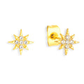 North Star Crystal Studs - Vantage Jewelry