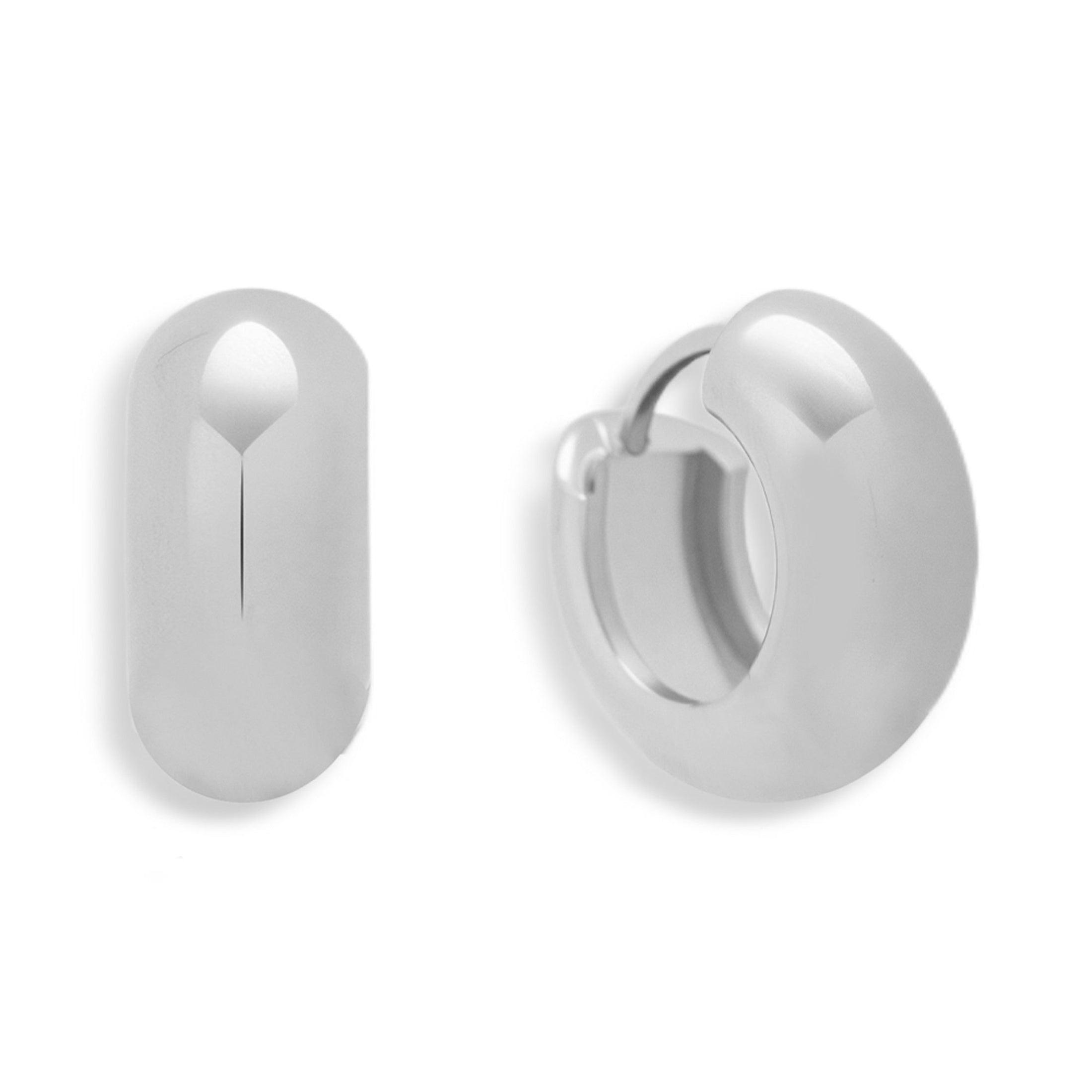 Chunky Mini Hoop Earrings - Vantage Jewelry