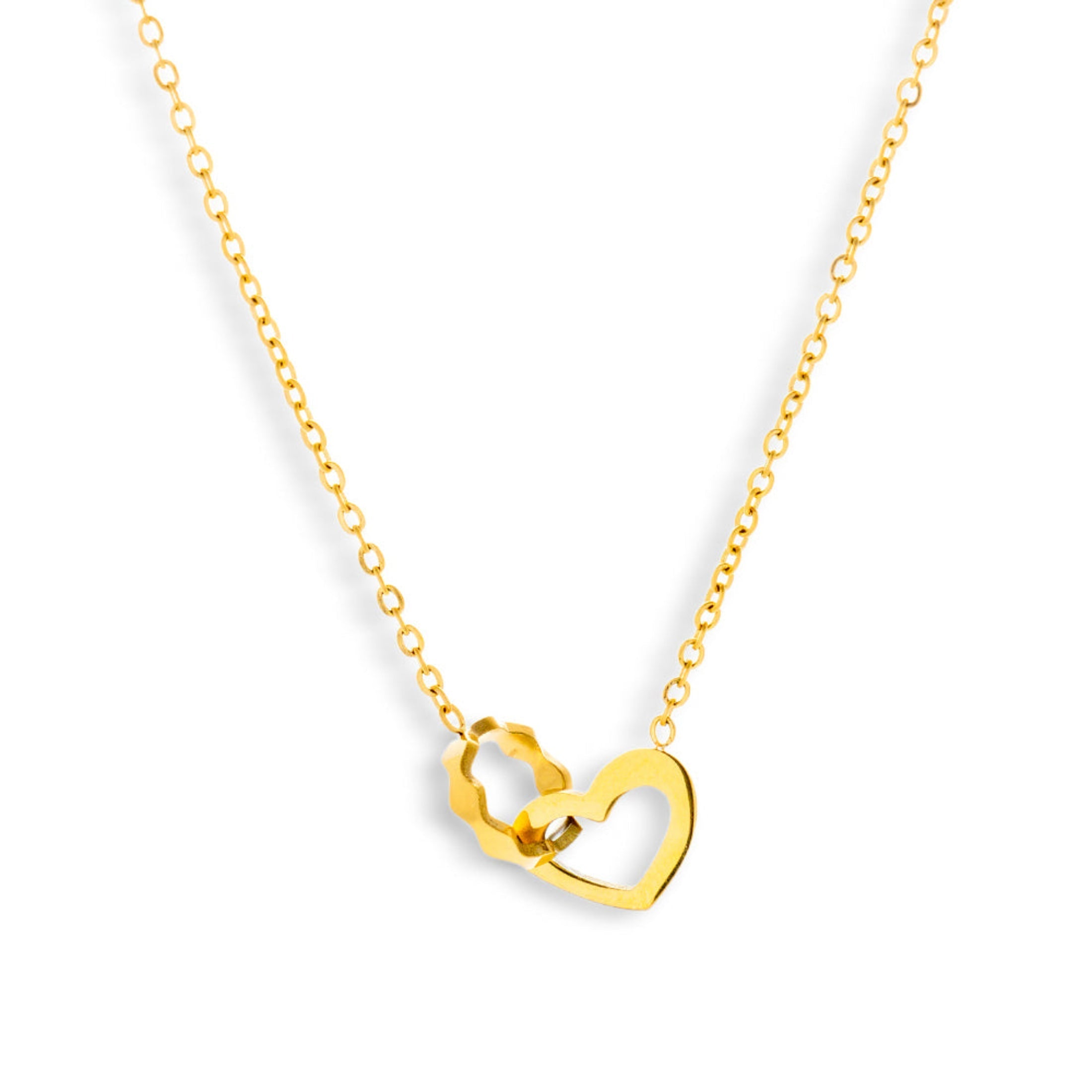 Linked Heart Necklace - Vantage Jewelry