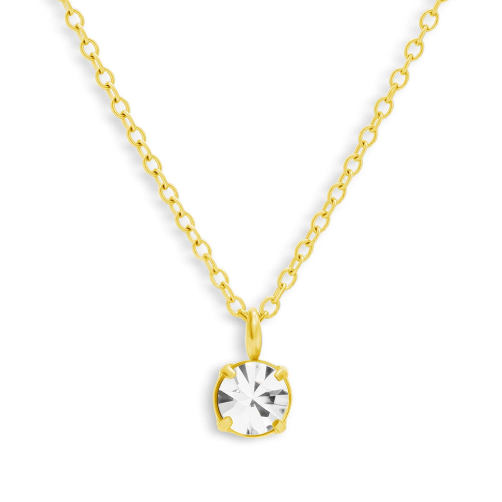 Solitaire Crystal Necklace - Vantage Jewelry