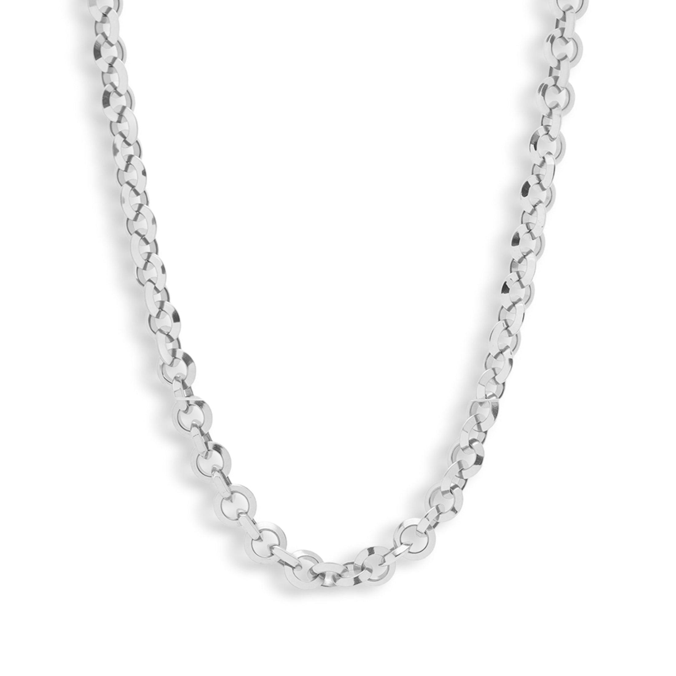 Chunky Round Link Chain Necklace - Vantage Jewelry