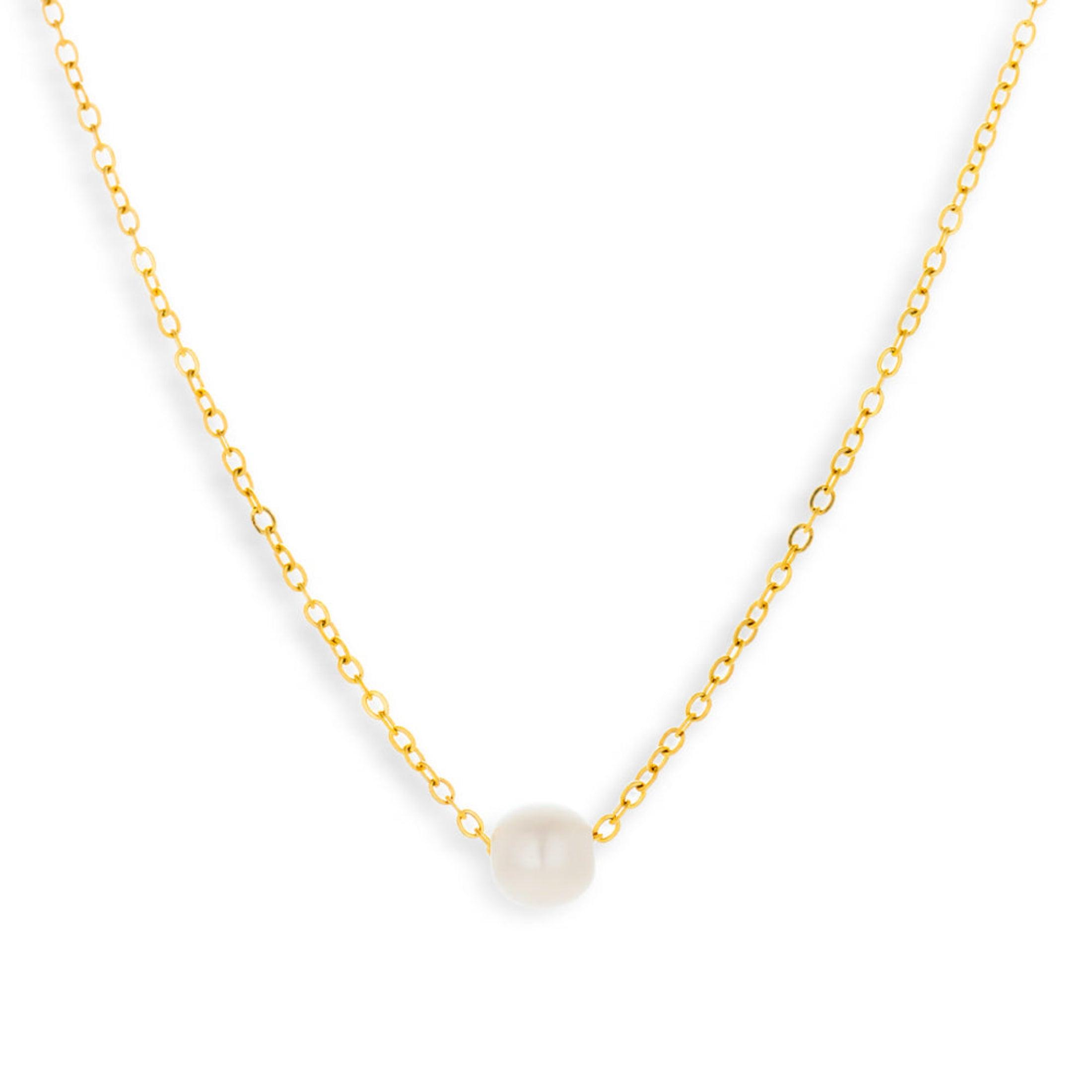 Single Pearl Drop Necklace - Vantage Jewelry