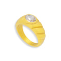 Oval Stone Dome Ring - Vantage Jewelry