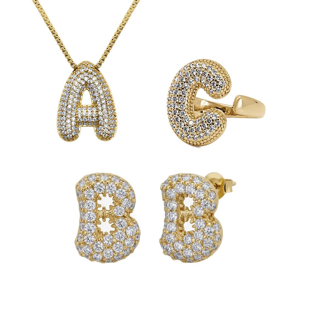 Adore Me Earring, Ring & Necklace Bundle - Vantage Jewelry