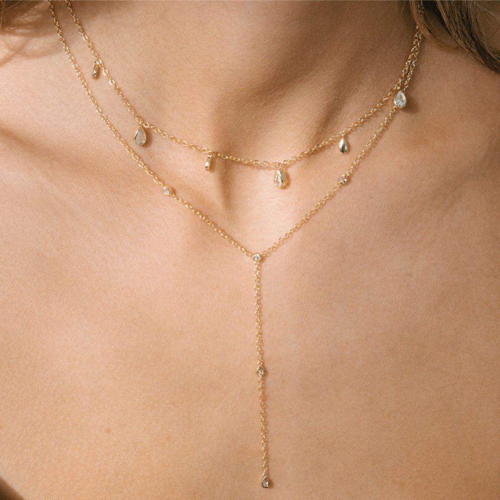 Afterglow Lariat Necklace - Vantage Jewelry