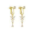Butterfly Dreams Clip-On Earrings - Vantage Jewelry