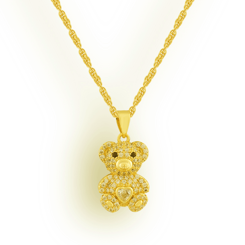 Beary Cute Necklace - Vantage Jewelry