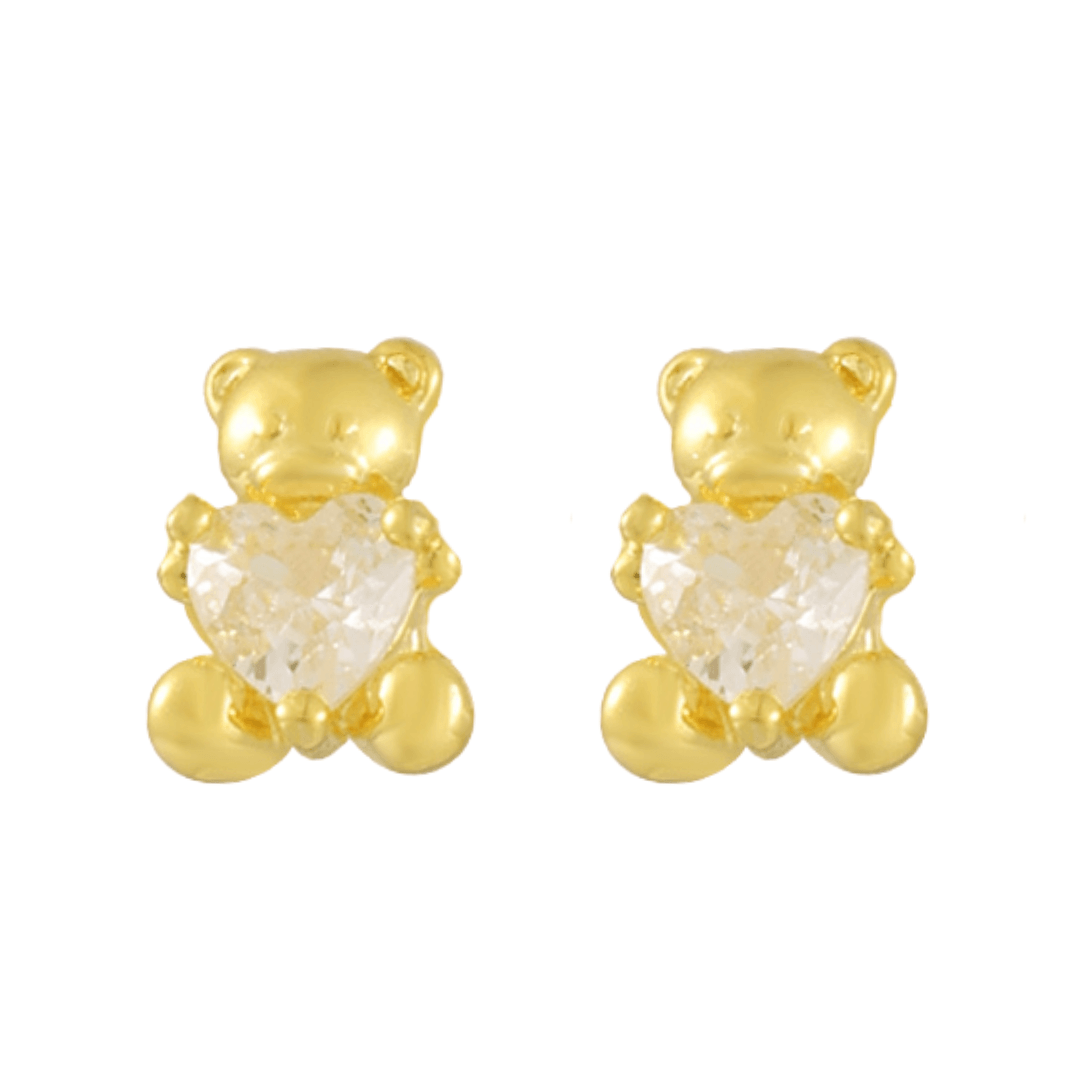 Beary Cute Studs - Vantage Jewelry