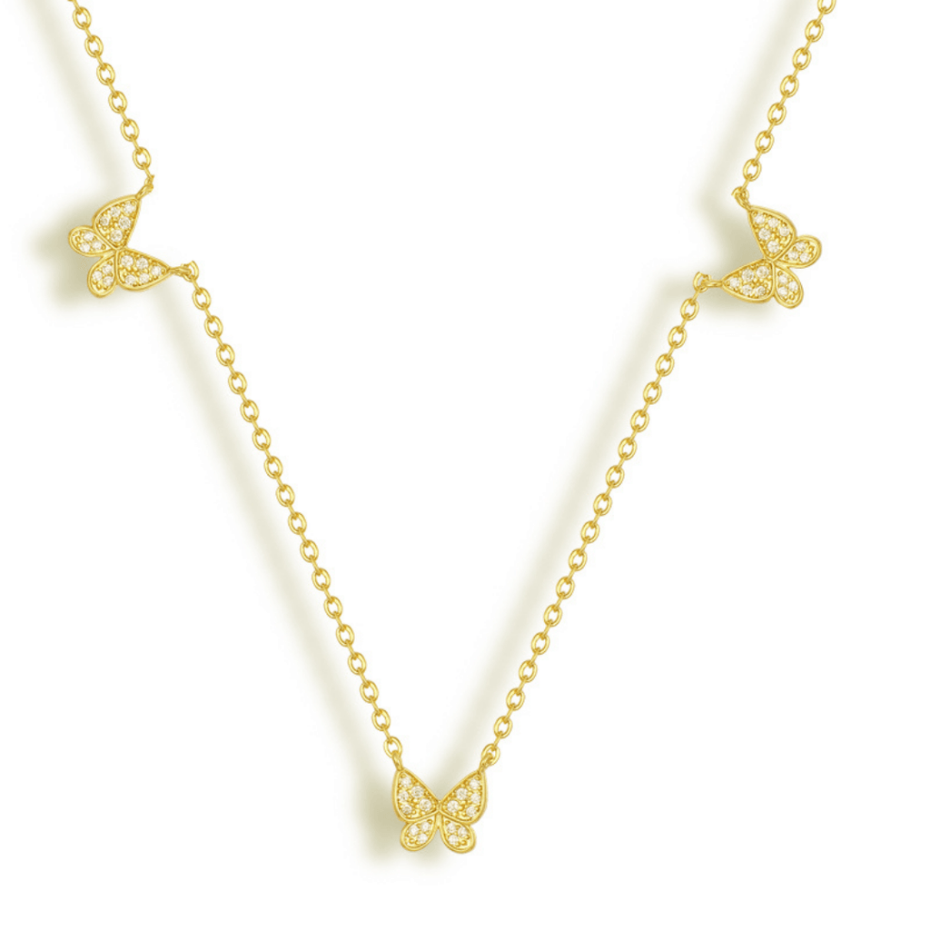 Butterfly Fly Away Necklace - Vantage Jewelry
