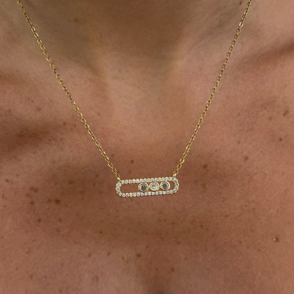 Starlight Bar Necklace - Vantage Jewelry