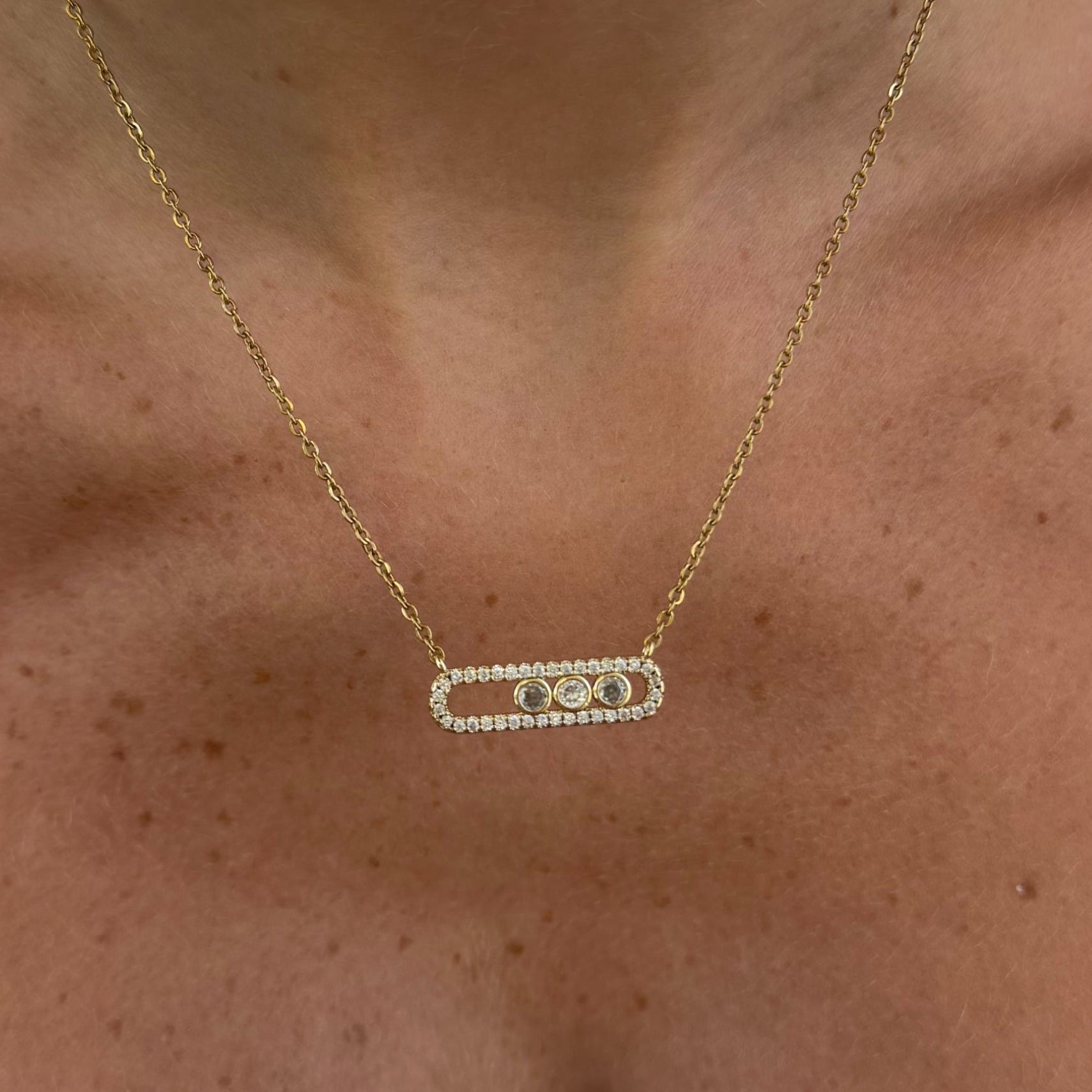 Starlight Bar Necklace - Vantage Jewelry
