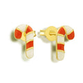 Candy Cane Earrings - Vantage Jewelry