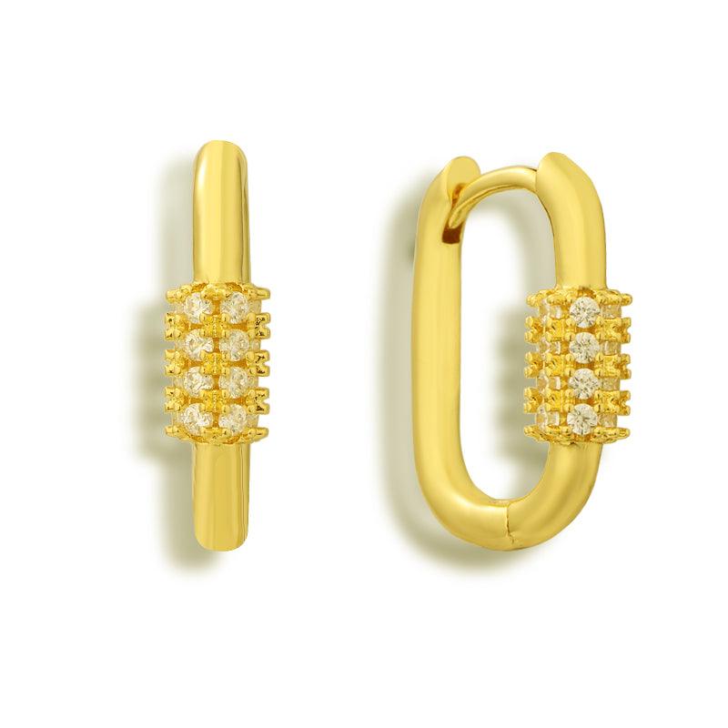 Carabiner Earrings - Vantage Jewelry