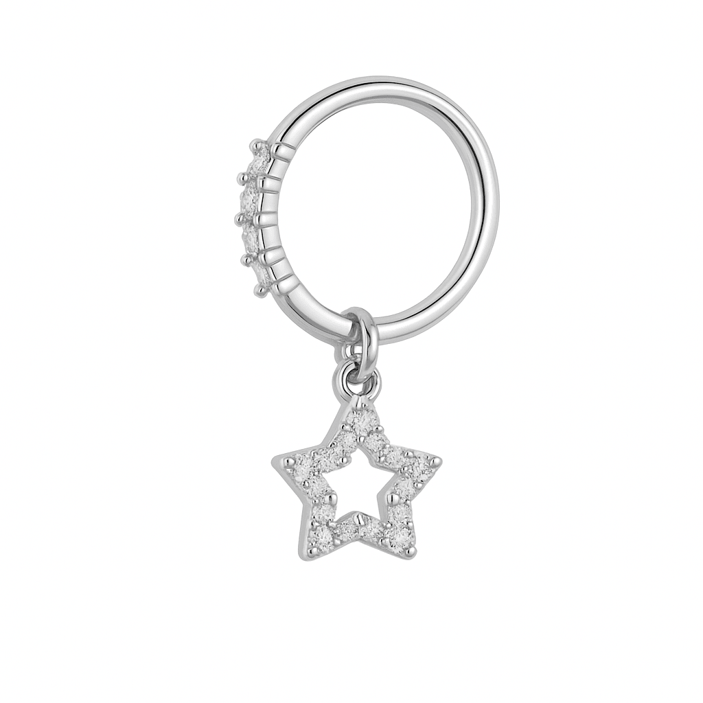 Shine Star Nose Ring - Vantage Jewelry