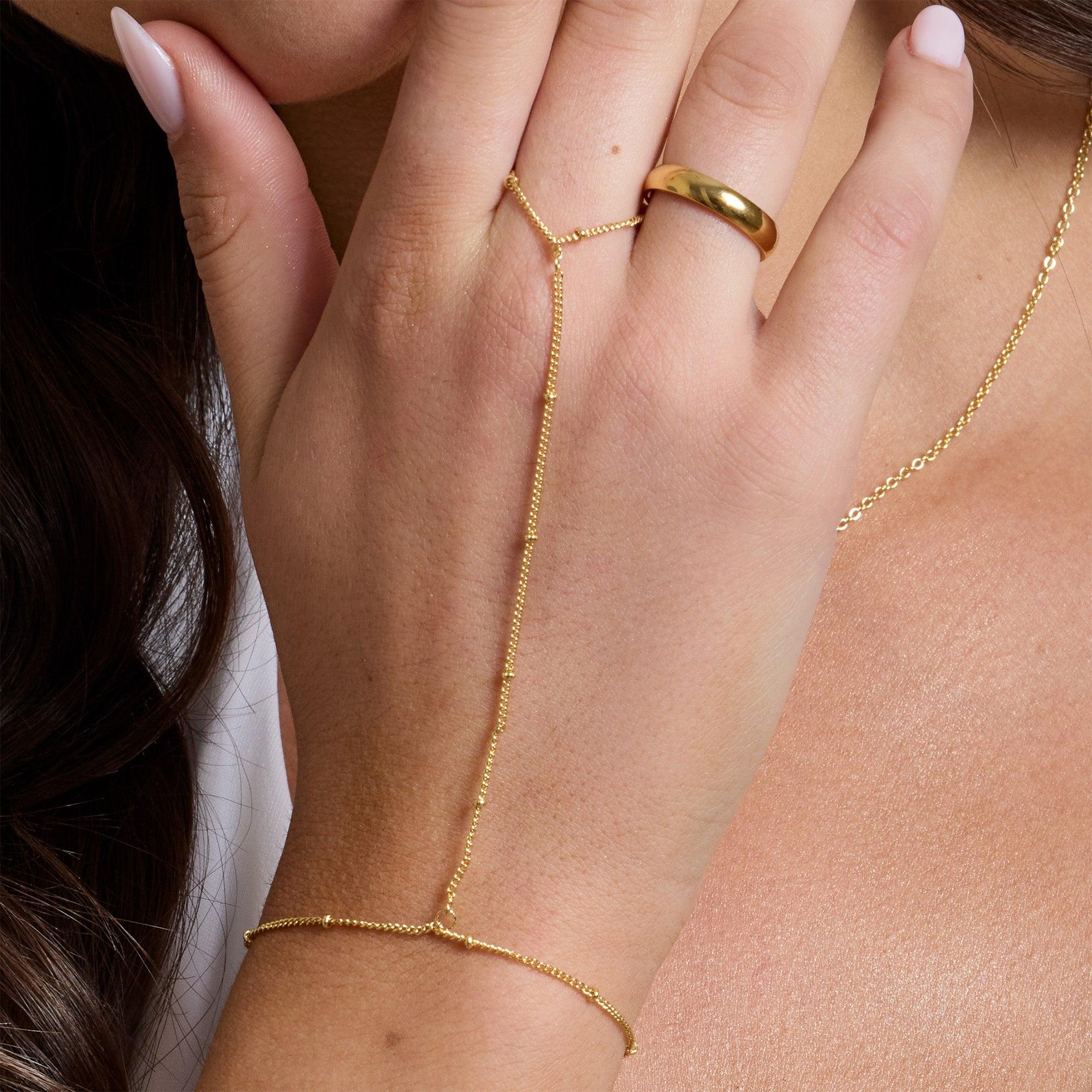 Corfu Hand Chain - Vantage Jewelry