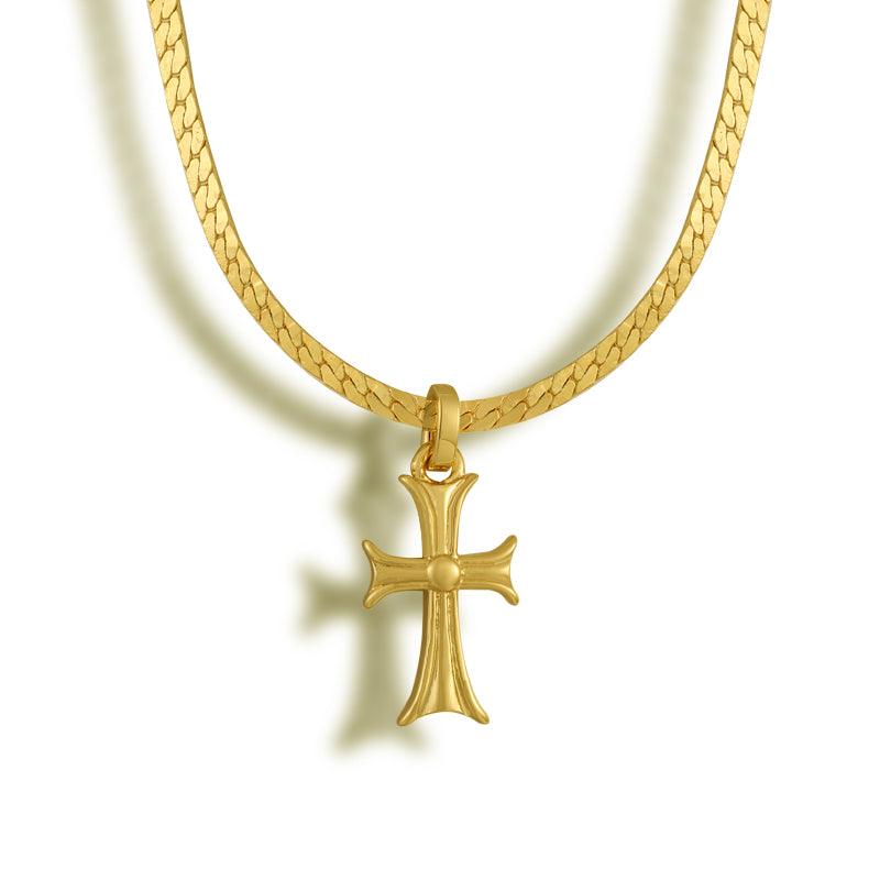Crossed Necklace - Vantage Jewelry