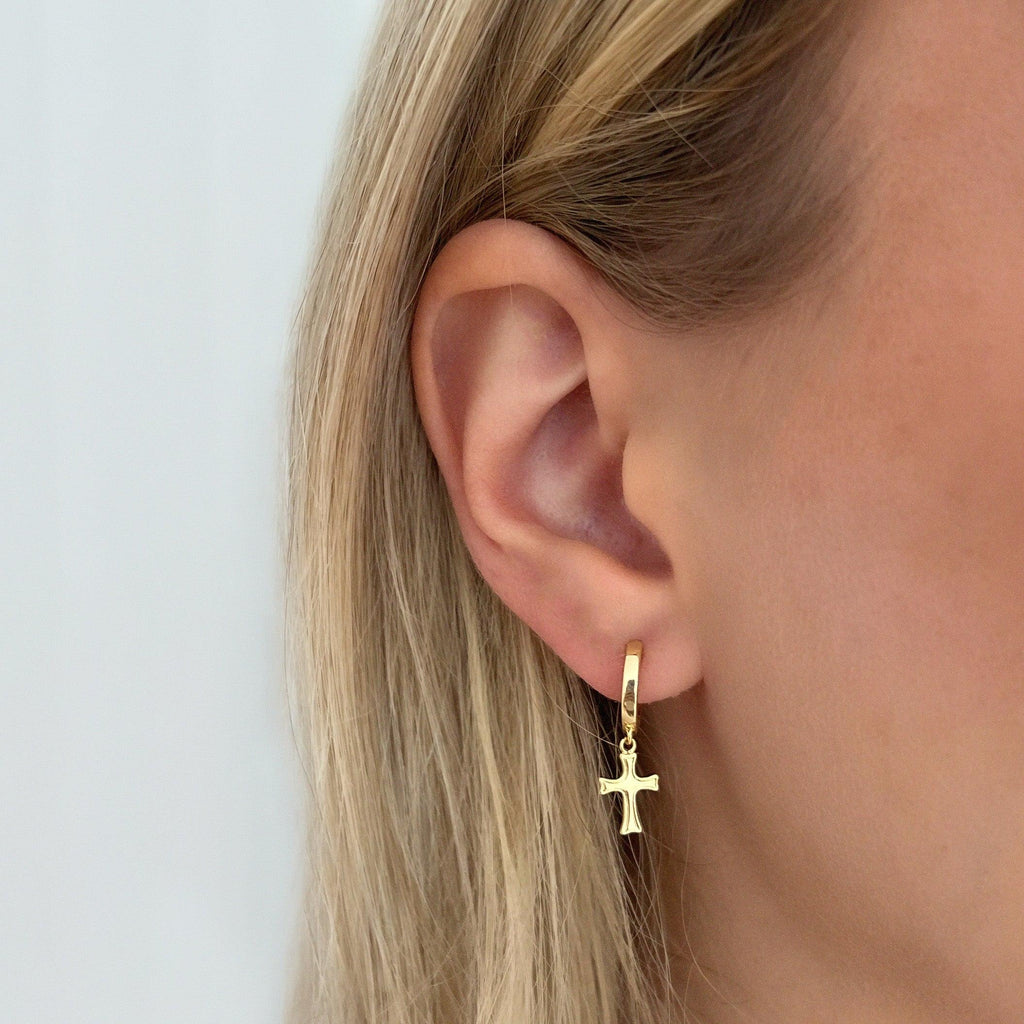 Crossed Off Earrings - Vantage Jewelry