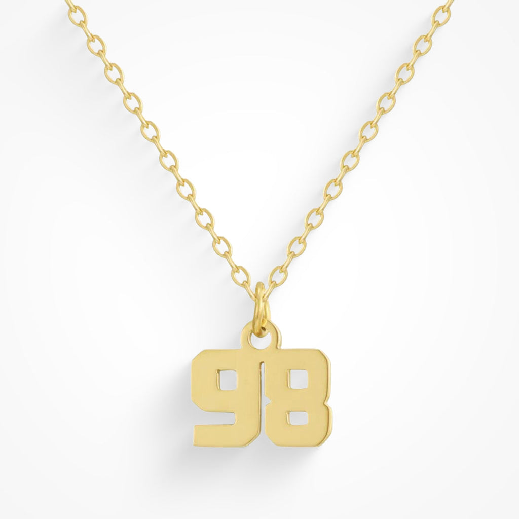 Custom/Personalized Number Pendant Necklace - Vantage Jewelry