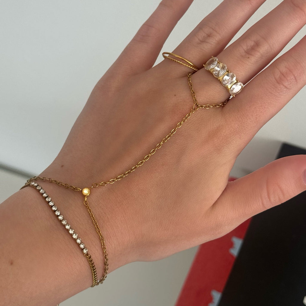 Dahlia Hand Chain