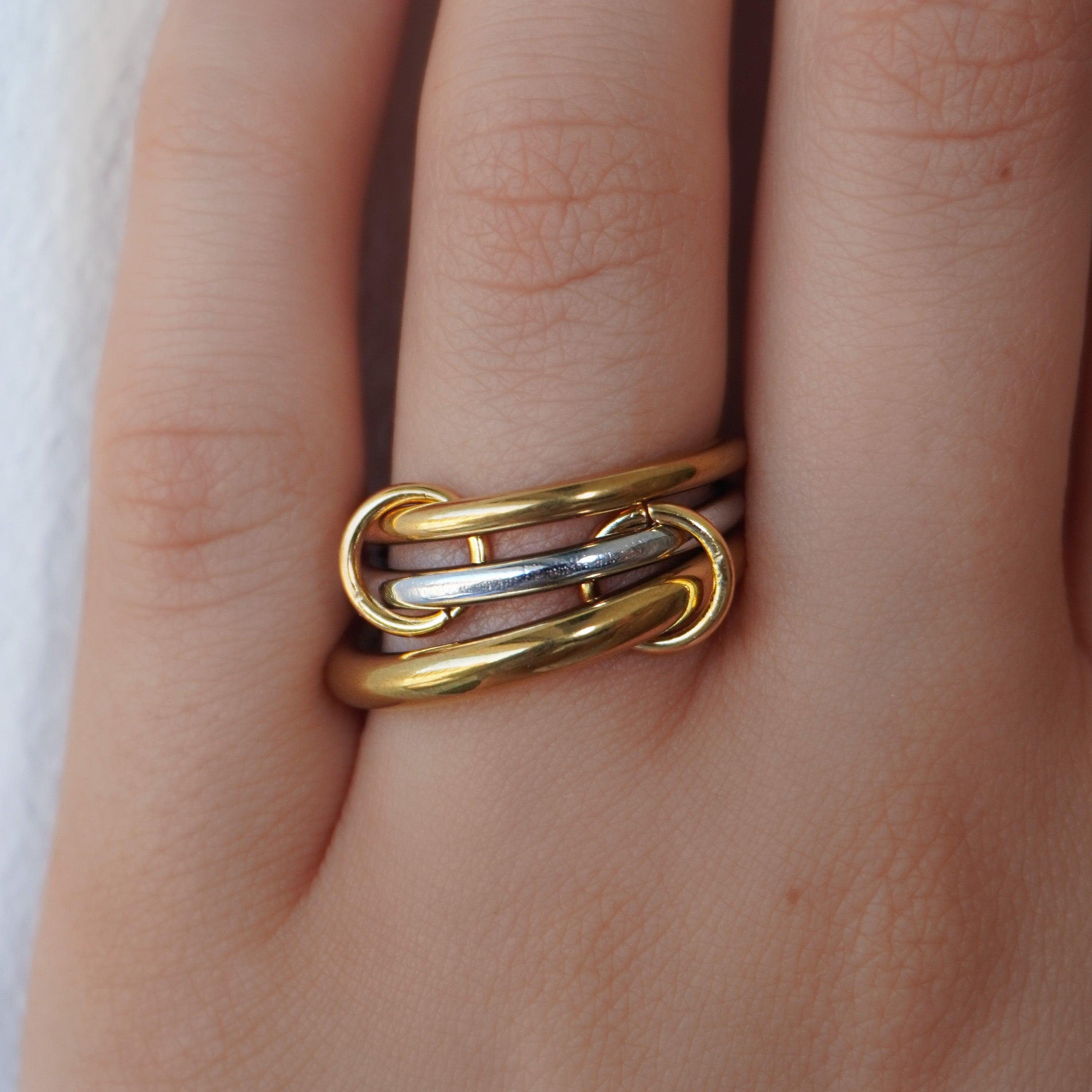 Cuffed Stacked Ring - Vantage Jewelry