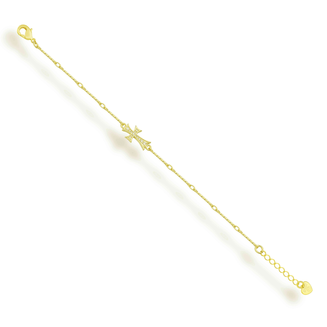 Double Cross Me Bracelet - Vantage Jewelry