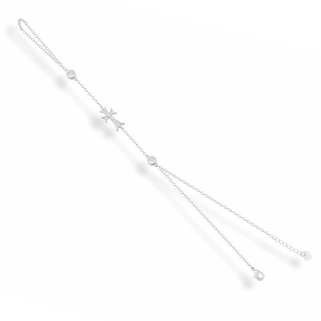 Double Cross Me Hand Chain - EVRYJEWELS