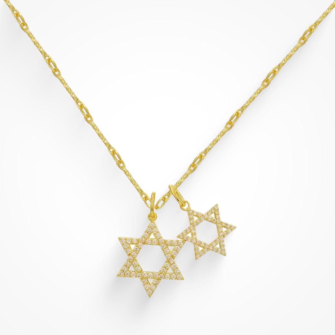 Double Star Necklace - Vantage Jewelry