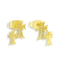 Double Cross Me Studs - Vantage Jewelry