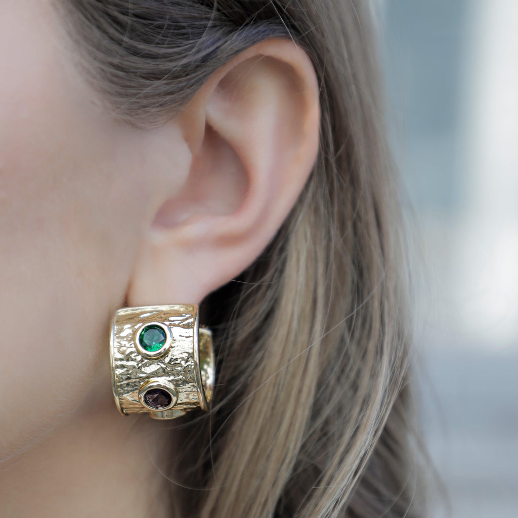 Eclipse Hoops - Vantage Jewelry