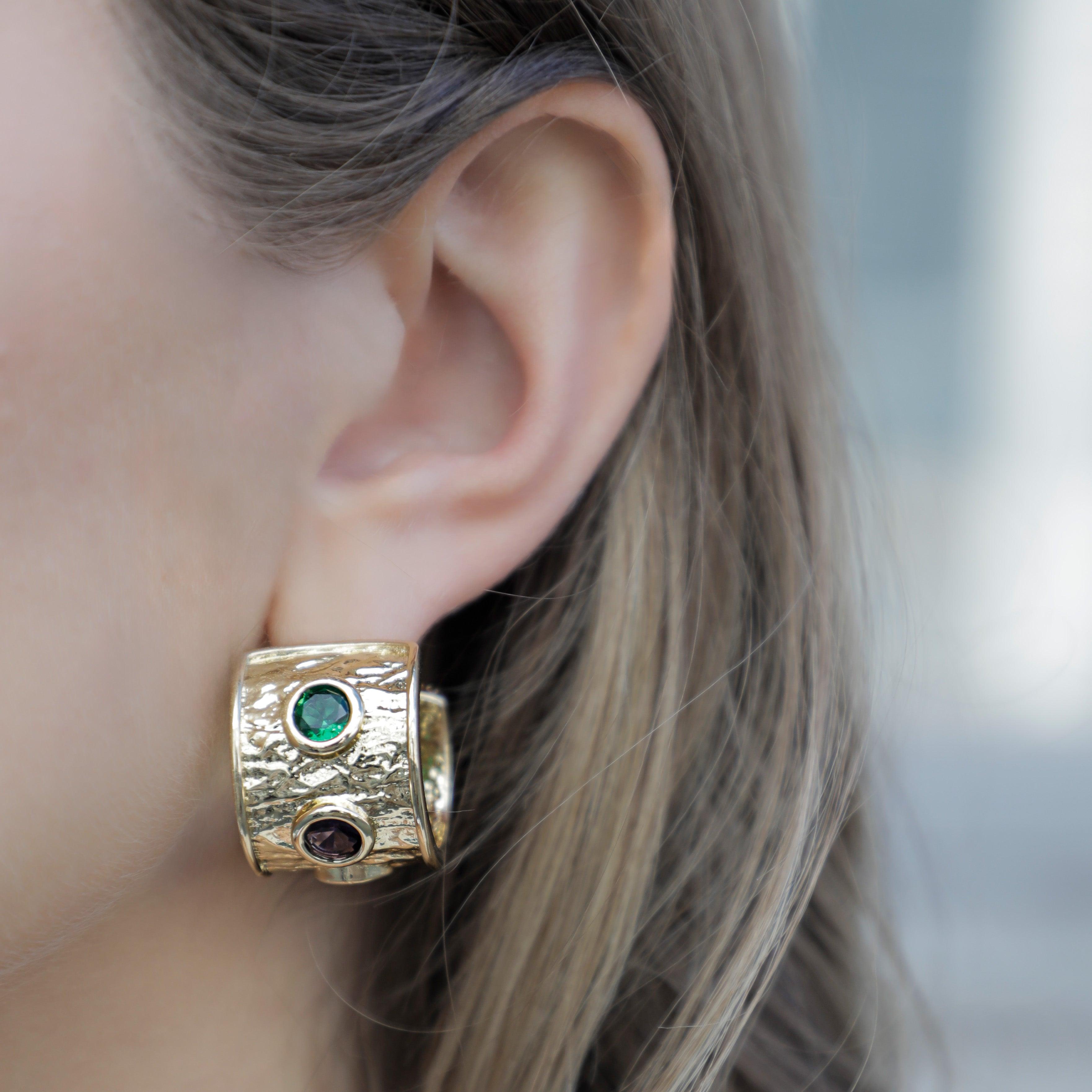 Eclipse Hoops - Vantage Jewelry