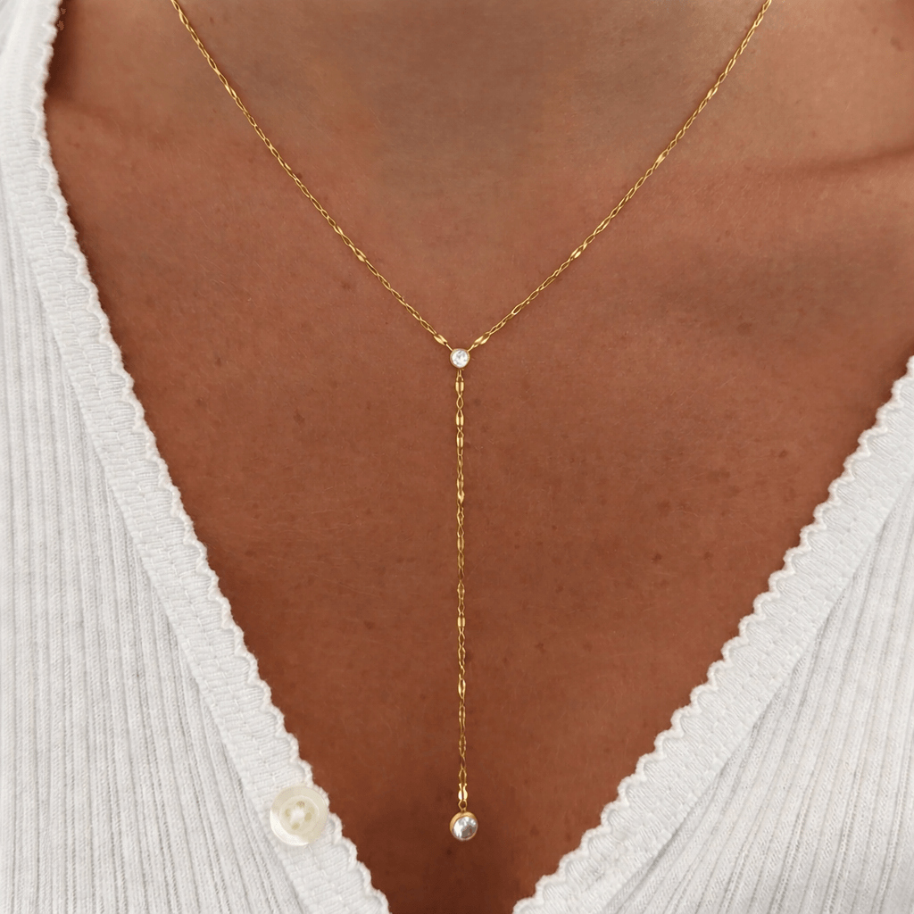 Falling Star Lariat Necklace - Vantage Jewelry