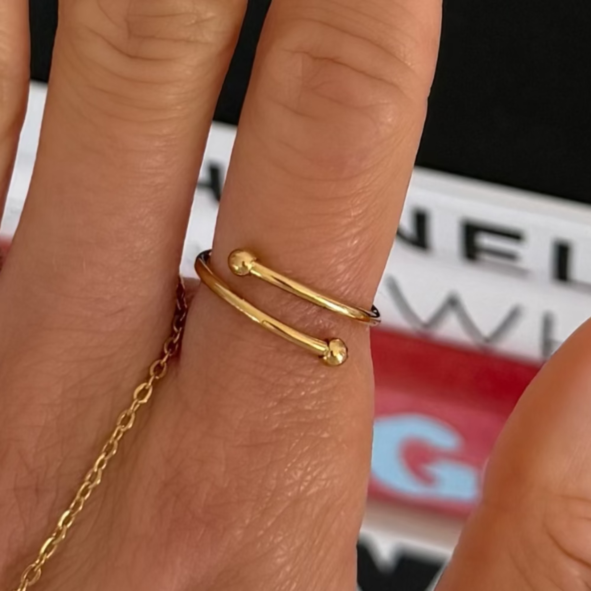 Cross Dot Ring - Vantage Jewelry
