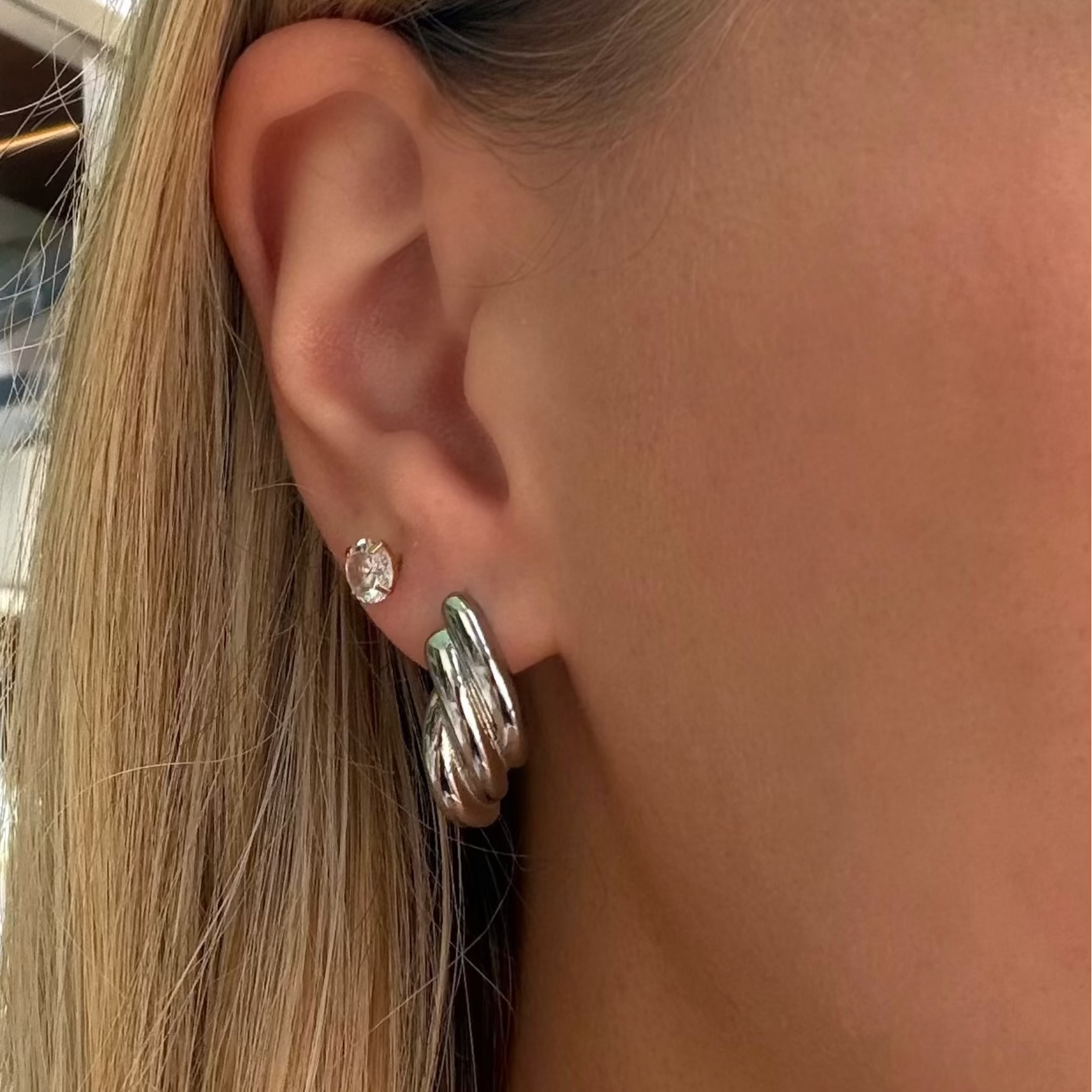 Twisted Icon Earrings - Vantage Jewelry