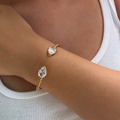Twisted Spark Bangle - Vantage Jewelry