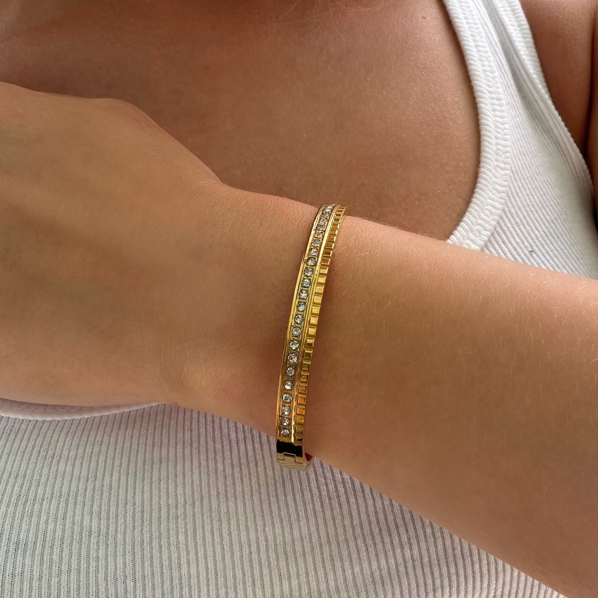 Royalty Tennis Bangle - Vantage Jewelry