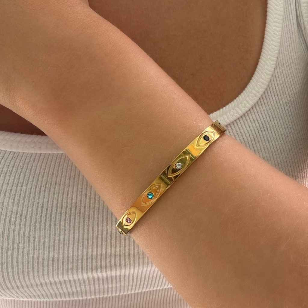 All Eyes On Me Bangle - Vantage Jewelry