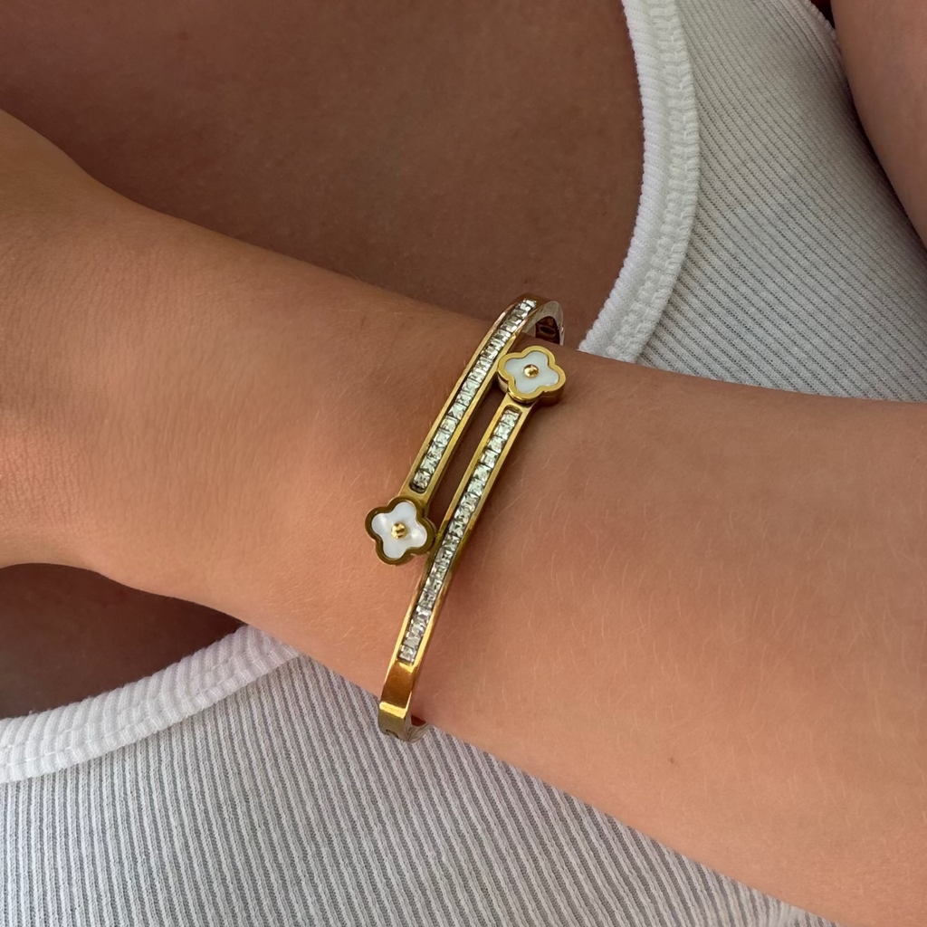 Lucky Row Bangle - Vantage Jewelry