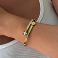 Lucky Row Bangle - Vantage Jewelry