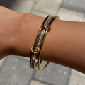 Champagne Bangle Set - Vantage Jewelry