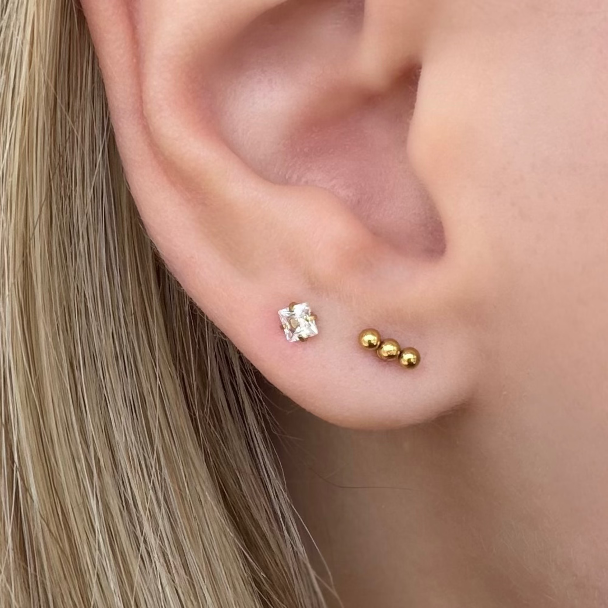 Eyes On Me Flat Back Earrings Set - Vantage Jewelry